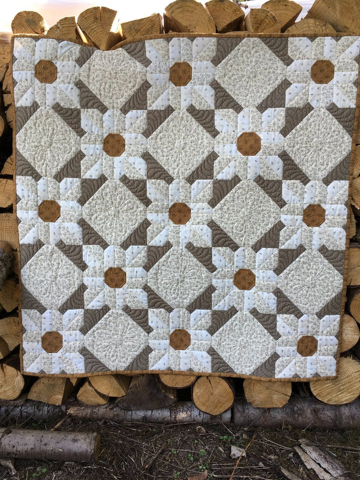 Laugh Yourself into Stitches - Cotton Daisies Quilt Pattern
