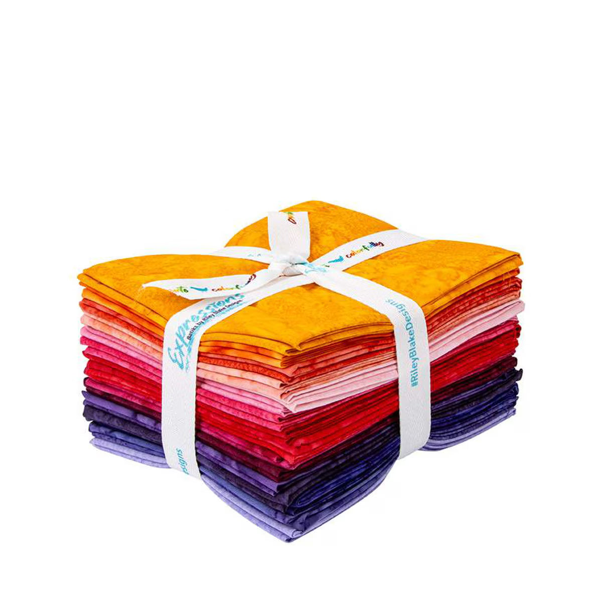 Riley Blake - Expressions Batiks Hand-Dyes - Fat Quarter Bundle