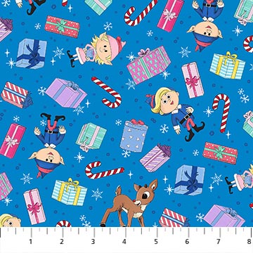Northcott Fabrics - Rudolph the Red-Nosed Reindeer