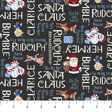 Northcott Fabrics - Rudolph the Red-Nosed Reindeer