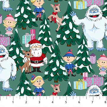 Northcott Fabrics - Rudolph the Red-Nosed Reindeer