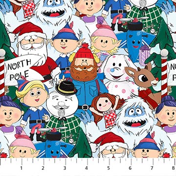 Northcott Fabrics - Rudolph the Red-Nosed Reindeer