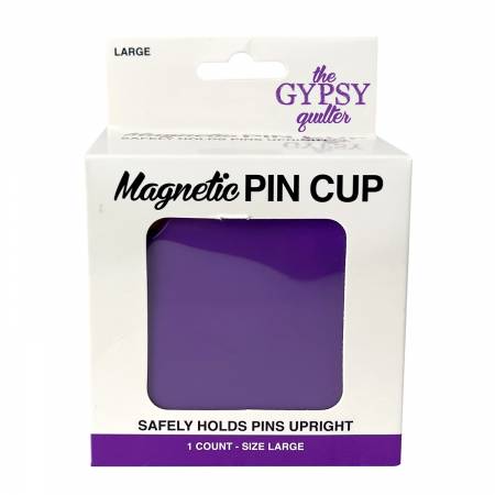 Gypsy Quilter Magnetic Pin Cup - Large Purple - TQCPH007