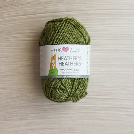 Ewe Ewe Heather's Heathers Wooly Worsted Yarn - 95 yds