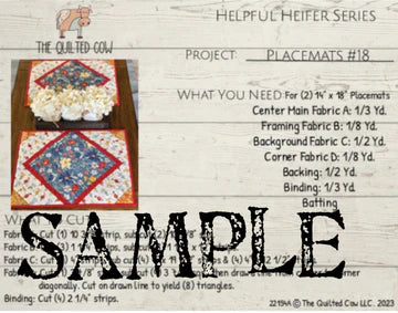 Helpful Heifer Placemats #18