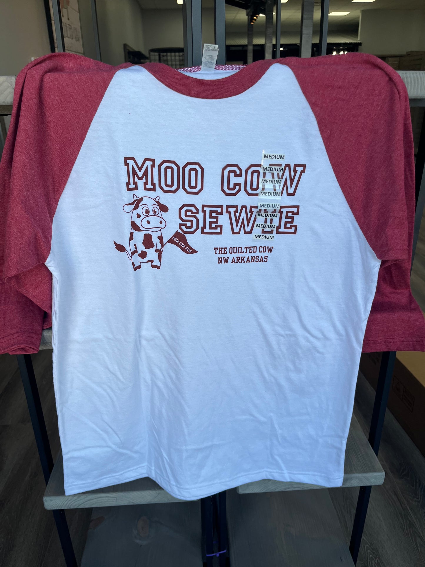 Moo Cow Sewie T-Shirt - 3/4 Sleeve