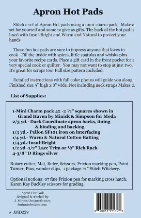 Quilt Woman - Apron Hot Pads