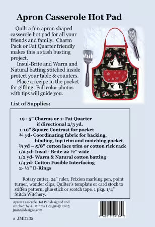Quilt Woman - Apron Casserole Hot Pad