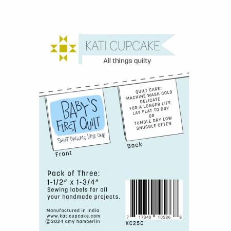 Kati Cupcake - Quilt Labels
