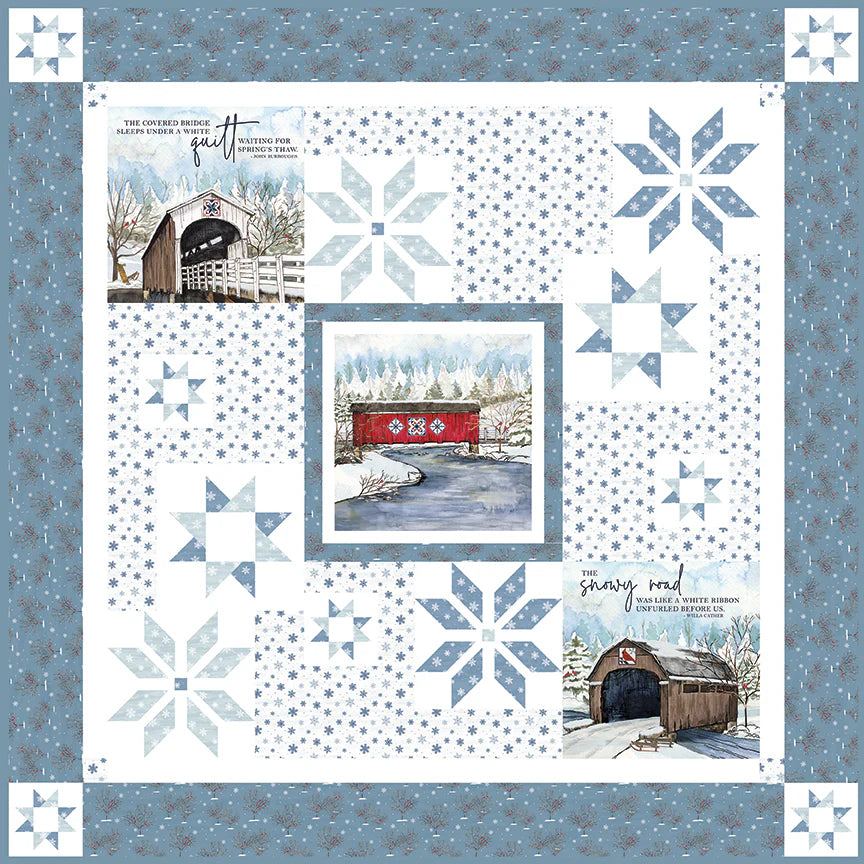 Riley Blake - Covered Bridges in Winter