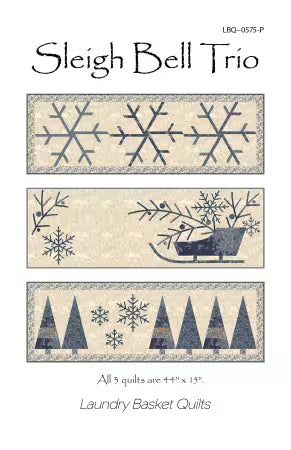 Laundry Basket Quilts - Sleigh Bell Trio Table Runners