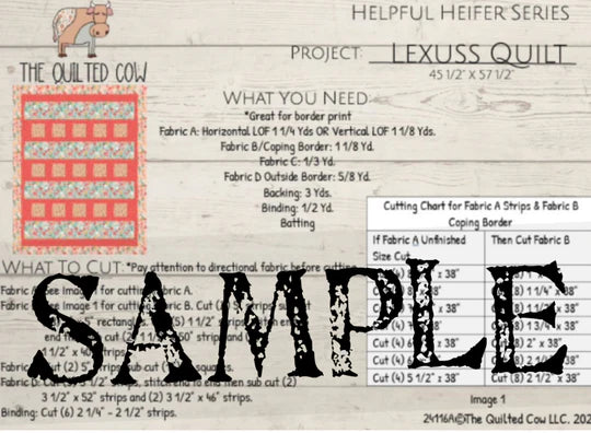 Helpful Heifer Lexuss Quilt