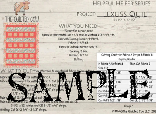 Helpful Heifer Lexuss Quilt