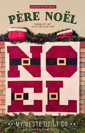 My Beste Quilt Co - Pere Noel Wall Hanging and Runner