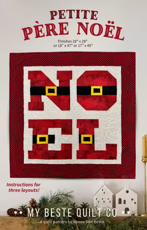 My Beste Quilt Co - Petite Pere Noel Wall Hanging and Runner