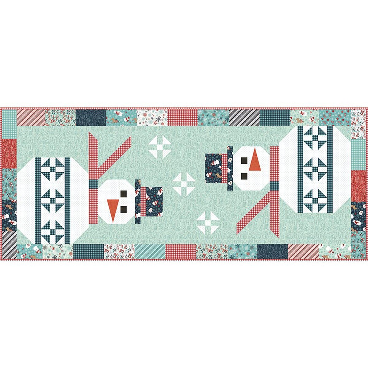 Anka's Treasures - Mr. Frosty Table Runner