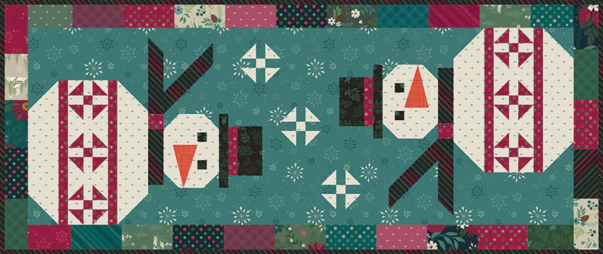 Anka's Treasures - Mr. Frosty Table Runner