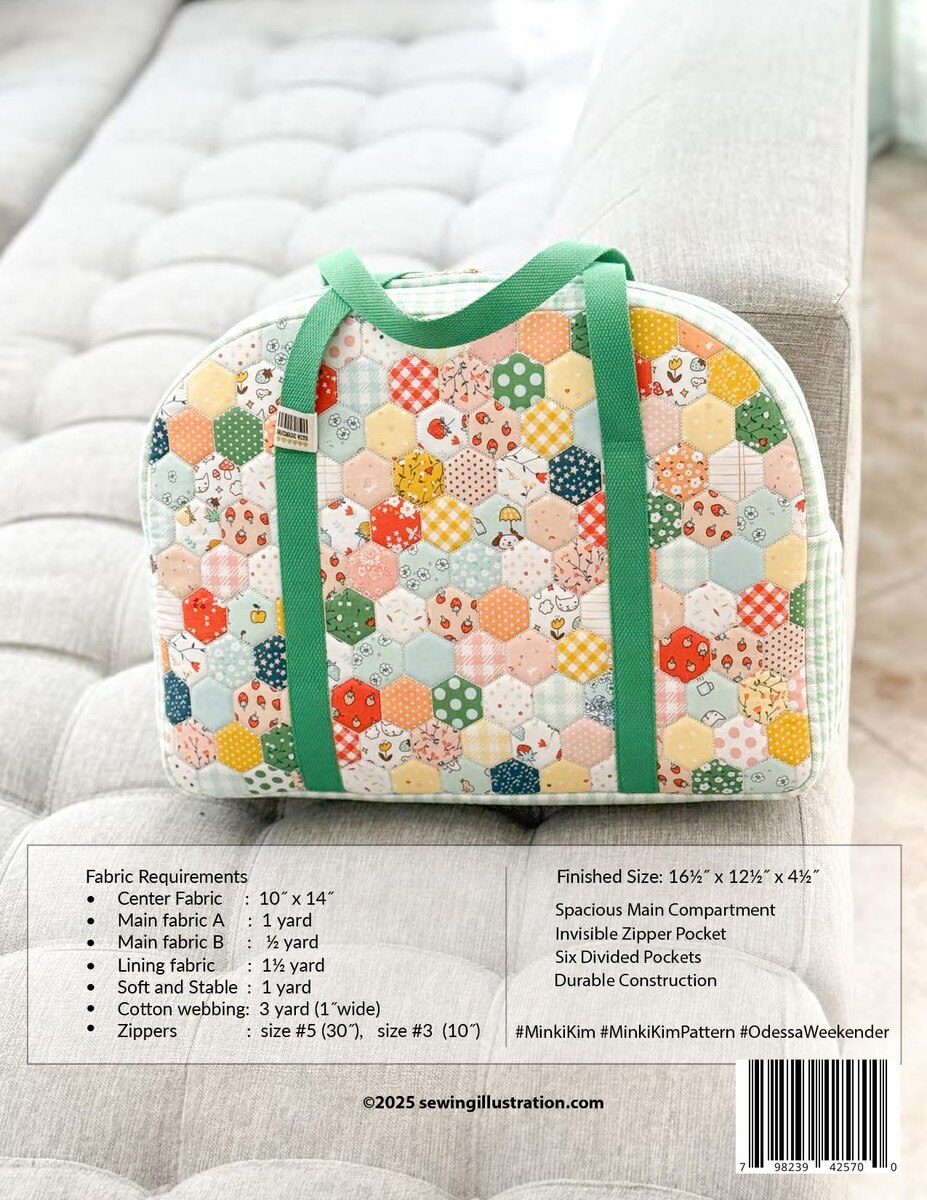 Minki Kim - Odessa Weekender Bag Pattern