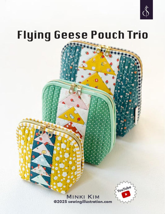 Minki Kim - Flying Geese Pouch Trio