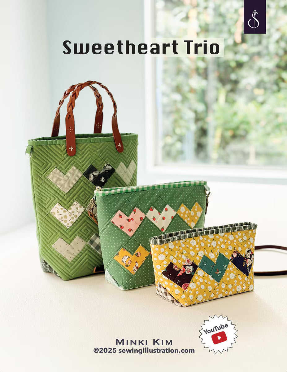 Minki Kim - Sweetheart Trio Bag Pattern