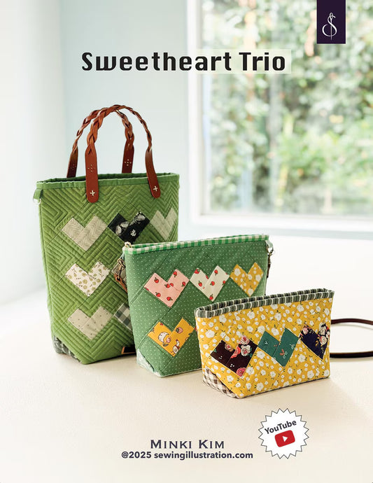 Minki Kim - Sweetheart Trio Bag Pattern