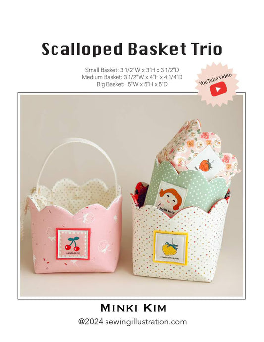 Minki Kim - Scalloped Basket Trio
