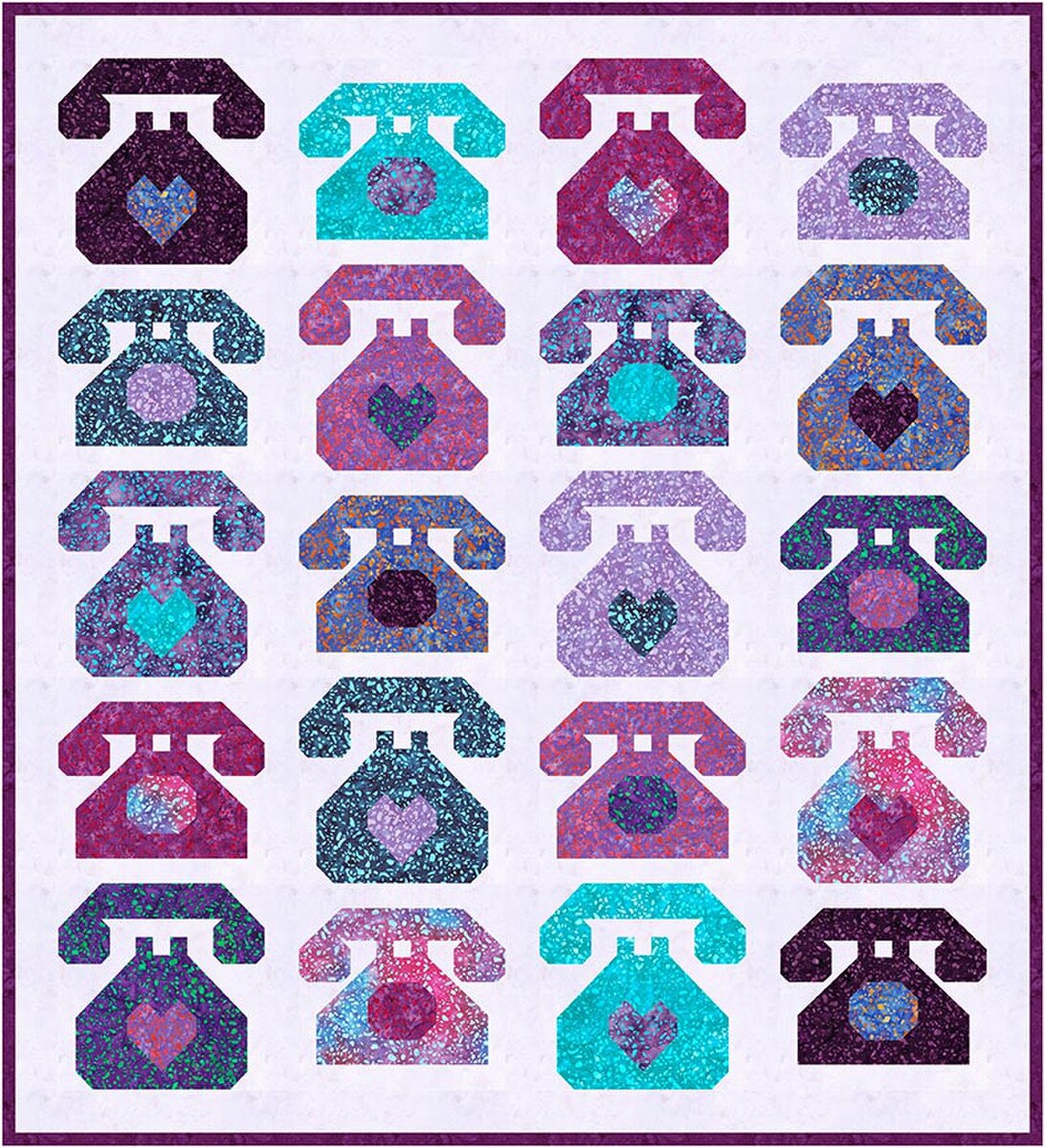 Quilt Cakes - Telephone Game Throw Quilt