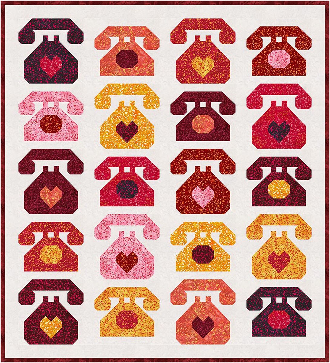 Quilt Cakes - Telephone Game Throw Quilt