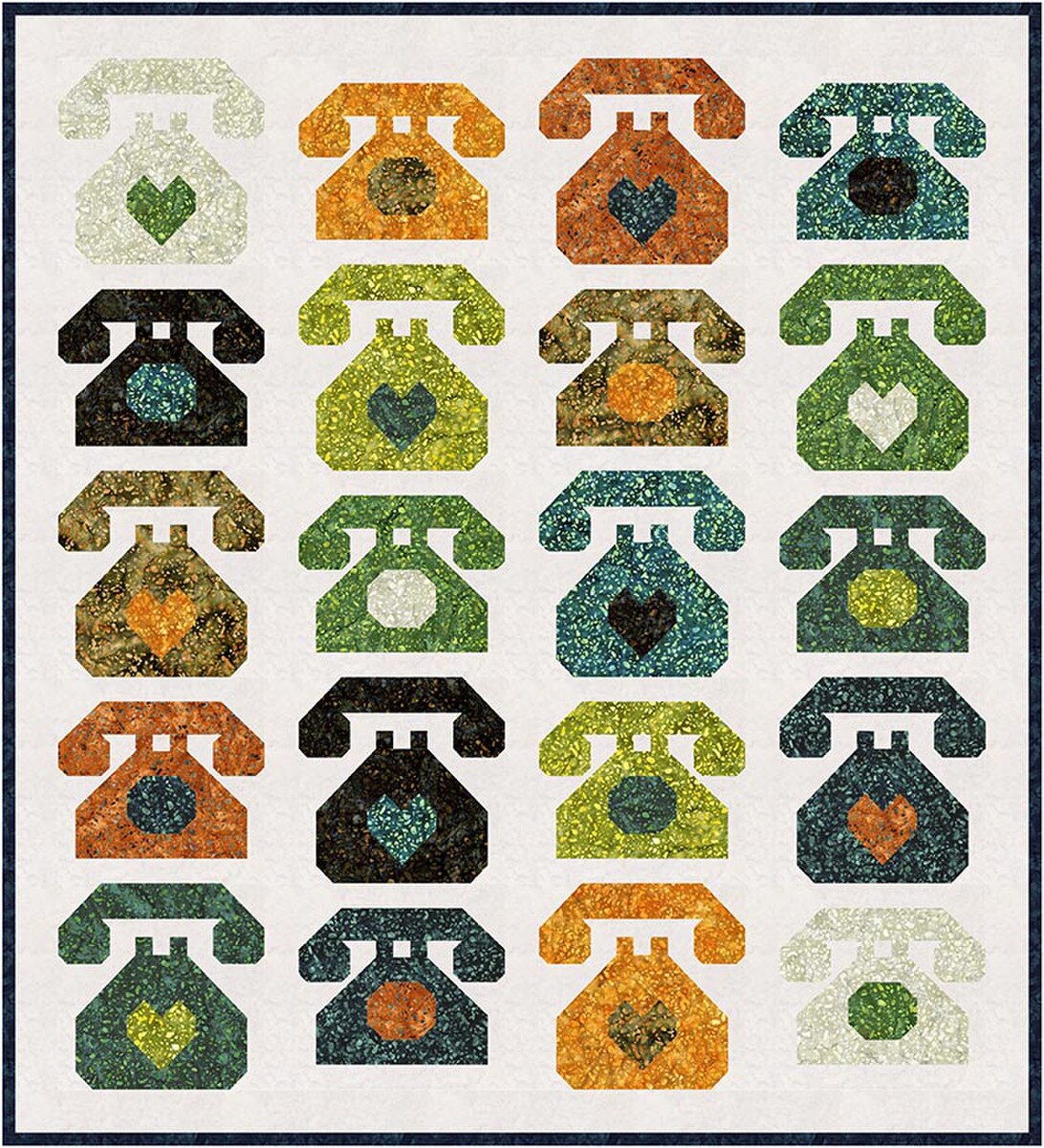 Quilt Cakes - Telephone Game Throw Quilt