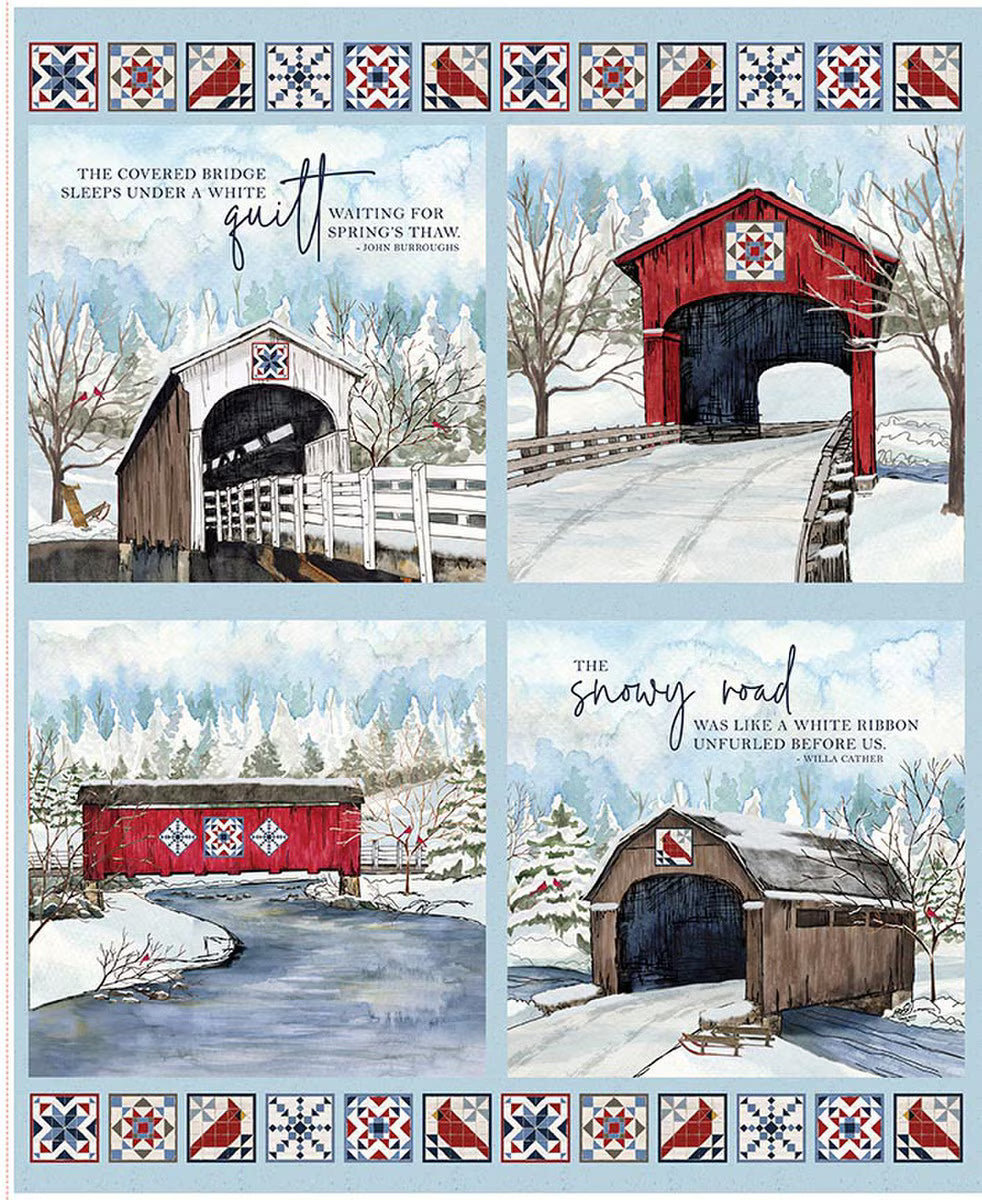Riley Blake - Covered Bridges in Winter
