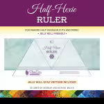 Plum Easy Patterns - Half-Hexie Ruler PEP-208