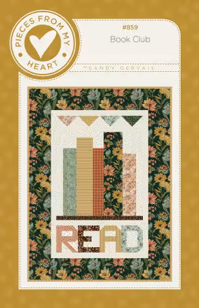 Pieces From My Heart - Book Club Wall Quilt