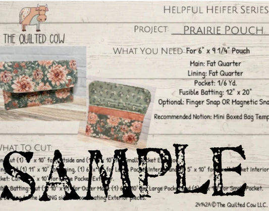 Helpful Heifer Prairie Pouch