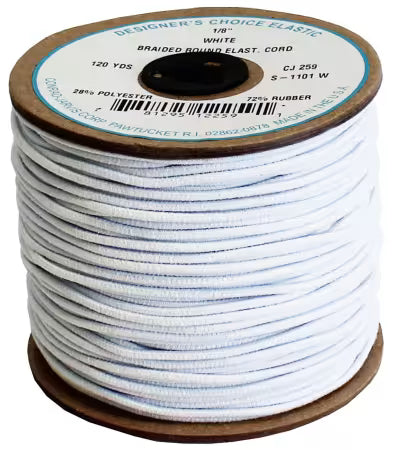 Braided Round Elastic by the Yard