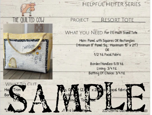 Helpful Heifer Resort Tote