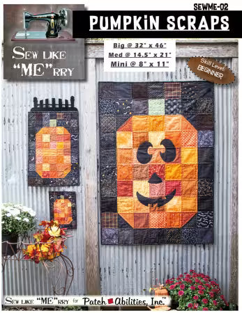 Patch Abilities - Pumpkin Scraps Hanger Quilt Pattern