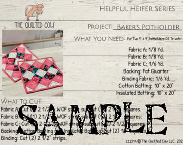 Helpful Heifer Baker's Potholder