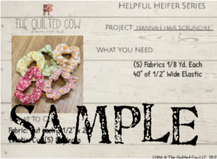 Helpful Heifer Hannah Hair Scrunchie - Misc.