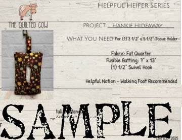Helpful Heifer Hankie Hideaway