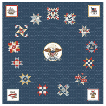 Riley Blake - American Independence Quilt Kit