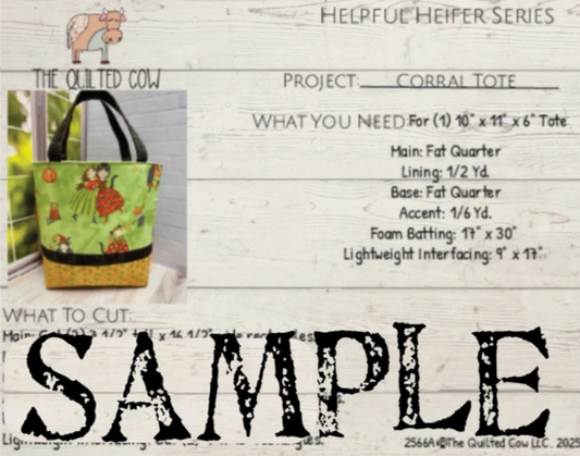 Helpful Heifer Corral Tote