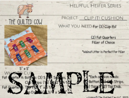 Helpful Heifer Clip It! Cushion