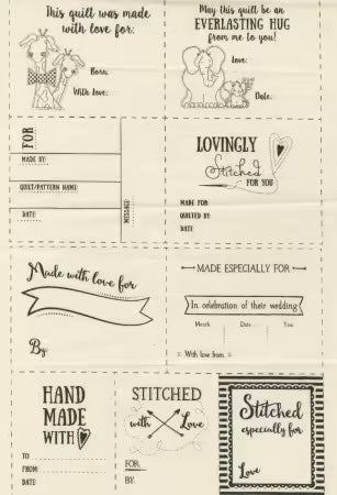 The Whole Country Caboodle - Quilt Labels