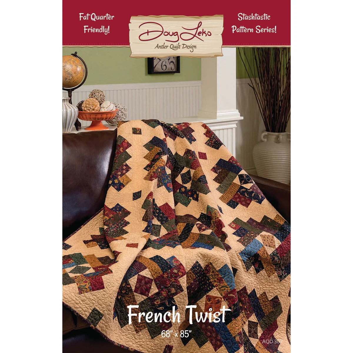 Antler Quilt Design - French Twist Quilt Pattern