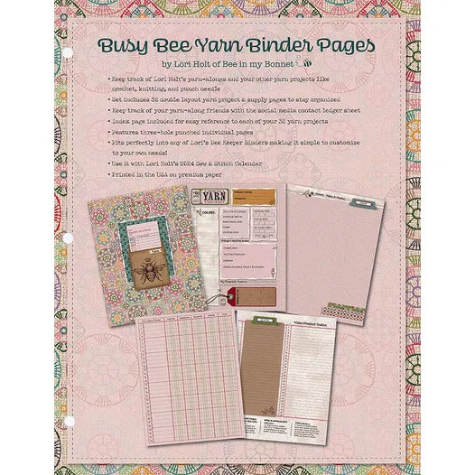 Lori Holt - Busy Bee Binder Pages