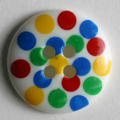 Dill Buttons - Dotty 4-Hole Round 11/16"