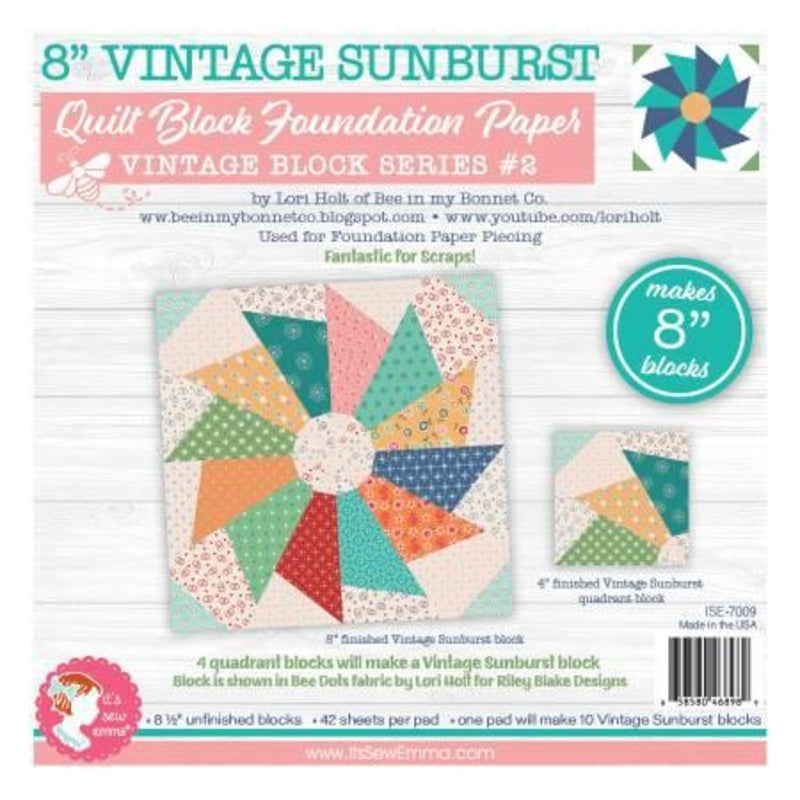 Its Sew Emma - Quilt Block Foundation Paper