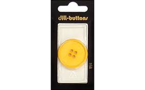 Dill Buttons - Yellow 4-Hole Round 1-3/16"