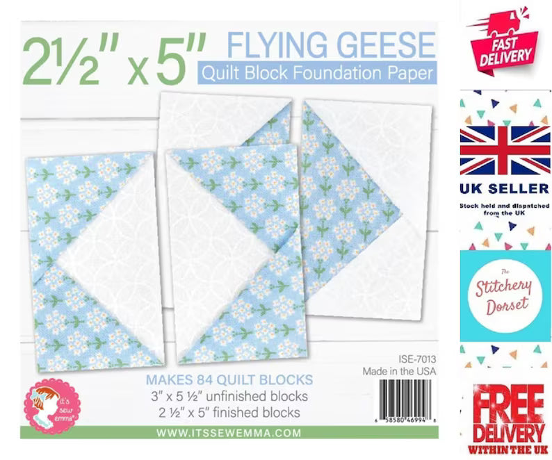 Its Sew Emma - Quilt Block Foundation Paper