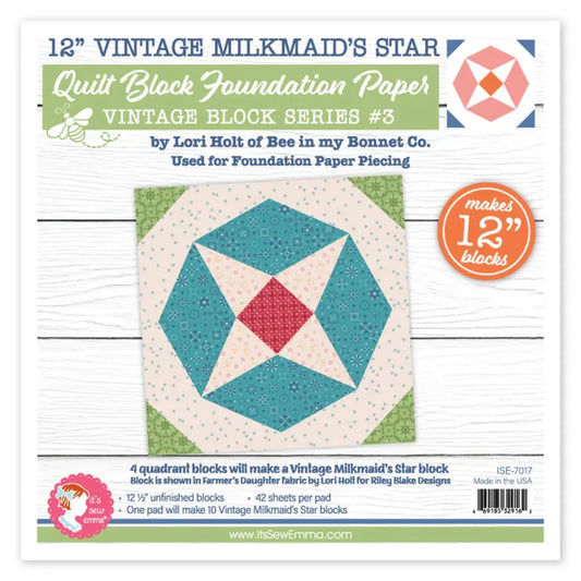 Its Sew Emma - Quilt Block Foundation Paper